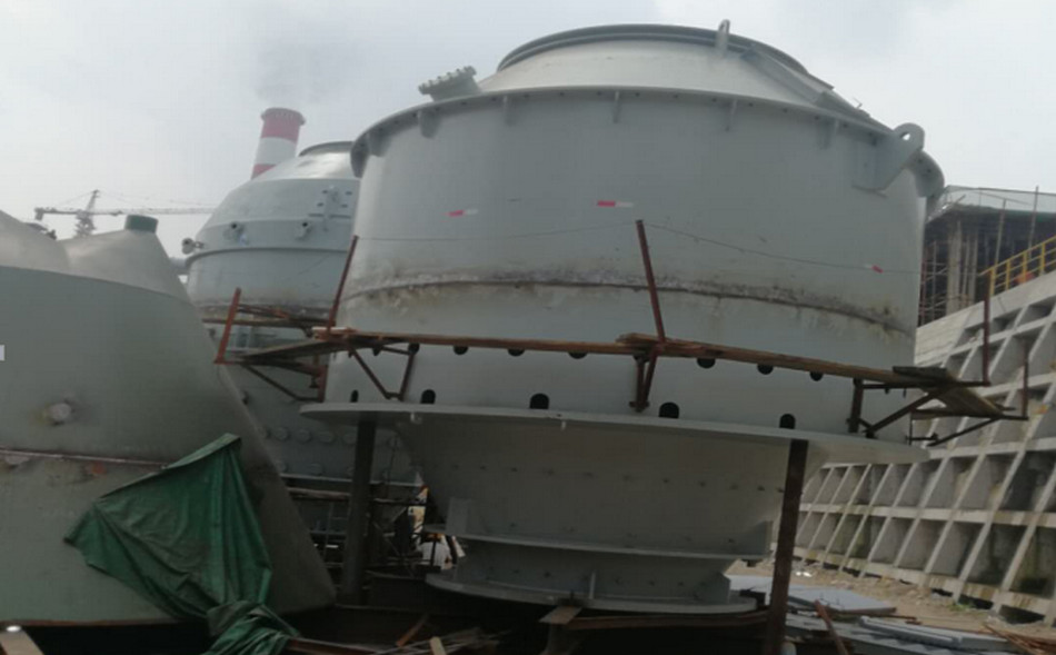 尊龙人生就是博首页特瓷圆满完成山东某钢厂料罐陶瓷内衬装置项目