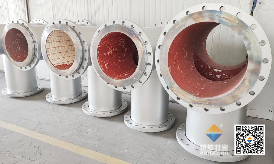 湖南尊龙人生就是博首页耐磨陶瓷内衬三通管道