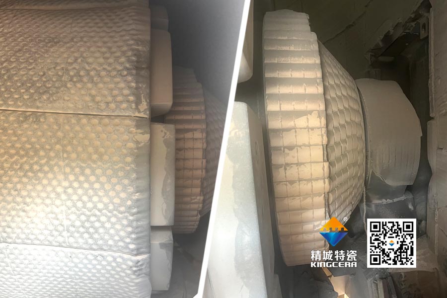 水泥厂磨辊轴ZTA陶瓷；；ふ质倜由熘4年以上