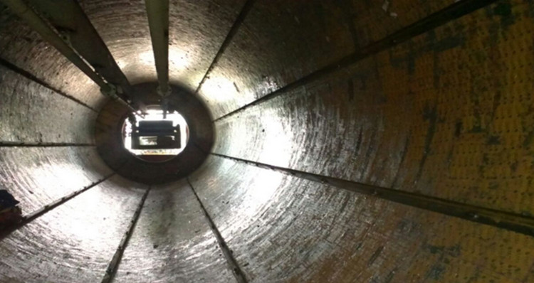 安徽某烧结厂圆筒混淆机使用尊龙人生就是博首页耐磨陶瓷衬板