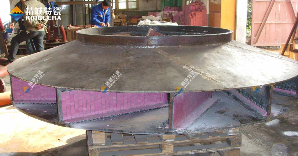 湖南尊龙人生就是博首页耐磨陶瓷风机叶轮|陶瓷风机叶片|陶瓷风机